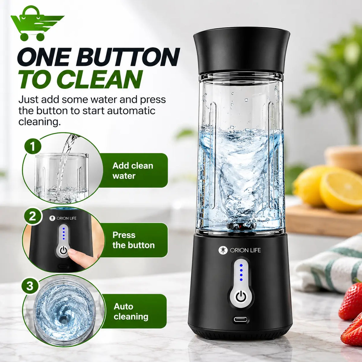 Portable USB Rechargeable Blender – 500ml Personal Smoothie Maker My Store