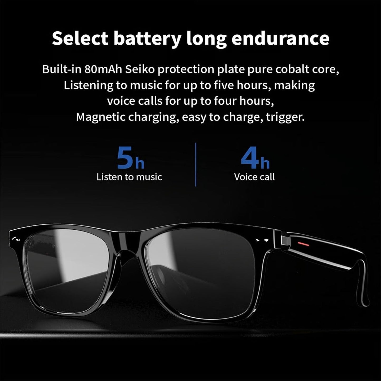 Emirate  🎁🔥New Arrival 2025 🔥✨Super Black Technology✨Smart Wireless Headphone Sunglasses