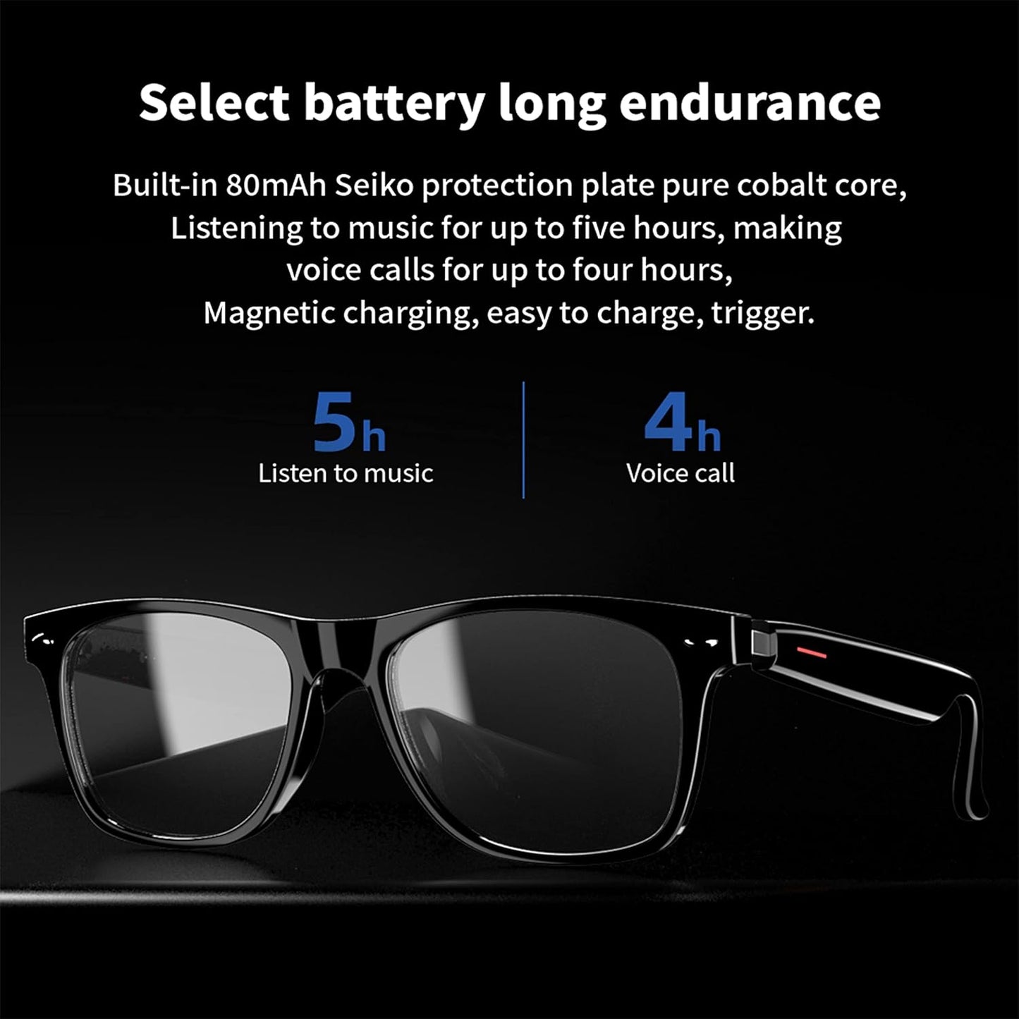 Emirate  🎁🔥New Arrival 2025 🔥✨Super Black Technology✨Smart Wireless Headphone Sunglasses