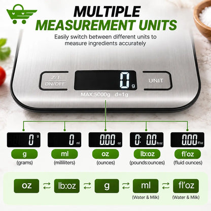Digital Kitchen Scale – High Precision Food & Baking Scale Levbuy