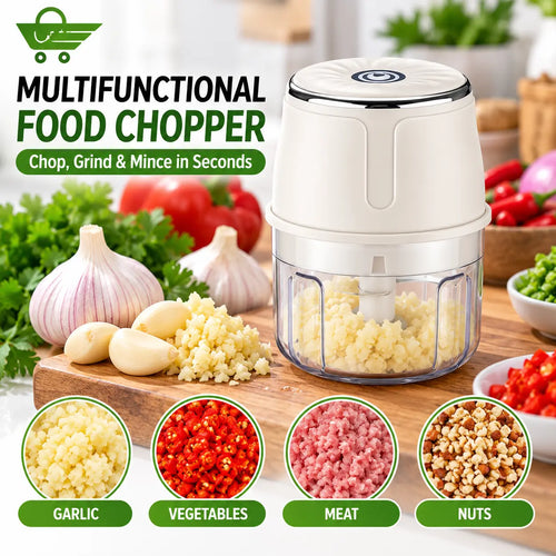 Cordless Mini Electric Food Chopper – 350ml Levbuy