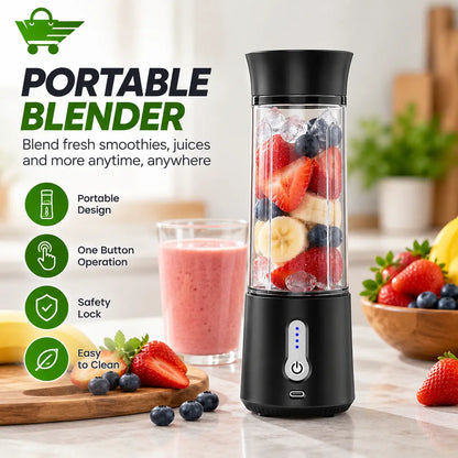 Portable USB Rechargeable Blender – 500ml Personal Smoothie Maker My Store