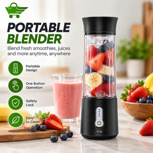 Portable USB Rechargeable Blender – 500ml Personal Smoothie Maker My Store