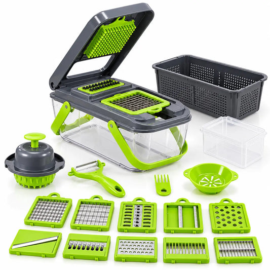 25-in-1 Vegetable Chopper – Multifunctional Food Slicer & Cutter Levbuy