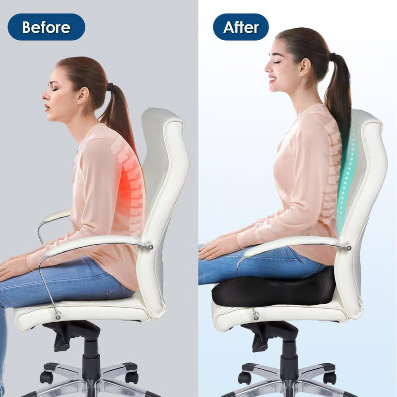 🎁LAST DAY 50％ OFF🎁Ergonomic Memory Foam Seat Cushion